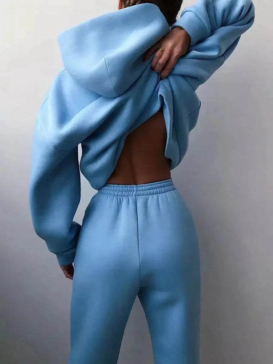 Two-Piece Tracksuit Set Front View