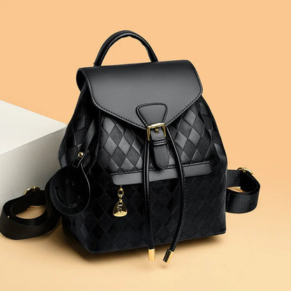 Female Backpack Casual Multifunction Women Leather Backpack Shoulder School Travel Back Pack - The Drop Shop