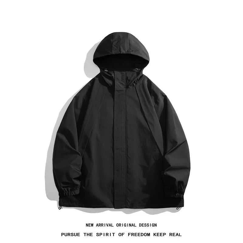 Men'S Jacket Fashion Spring Autum Casual Streetwear Hoodie Jacket Harajuku Mens Jacket Pullover Mens Windbreaker Coat 5XL 6XL - The Drop Shop