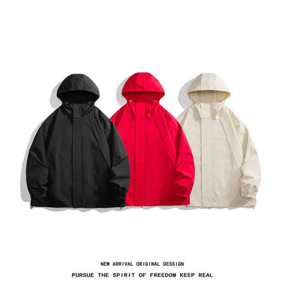 Men'S Jacket Fashion Spring Autum Casual Streetwear Hoodie Jacket Harajuku Mens Jacket Pullover Mens Windbreaker Coat 5XL 6XL - The Drop Shop